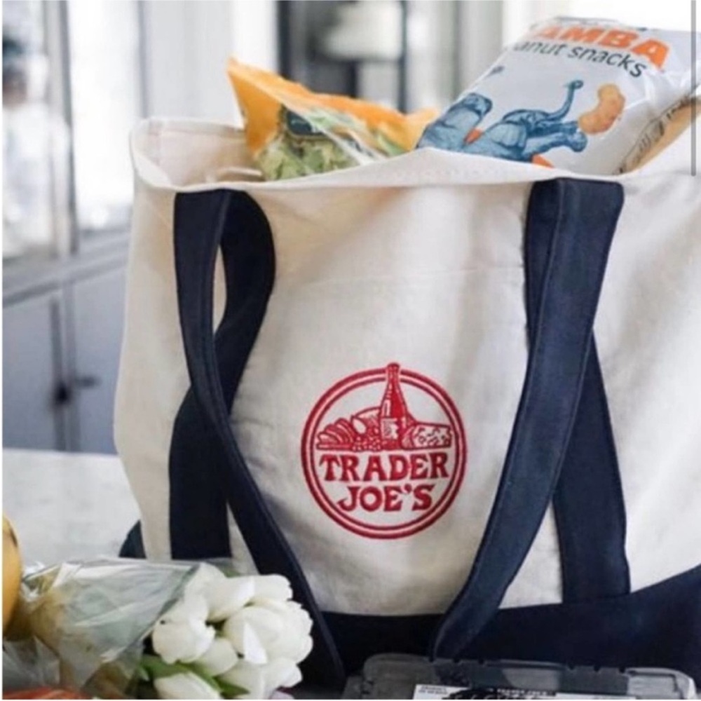 NWT Trader Joe’s Original Canvas Tote Bag - Picture 7 of 7